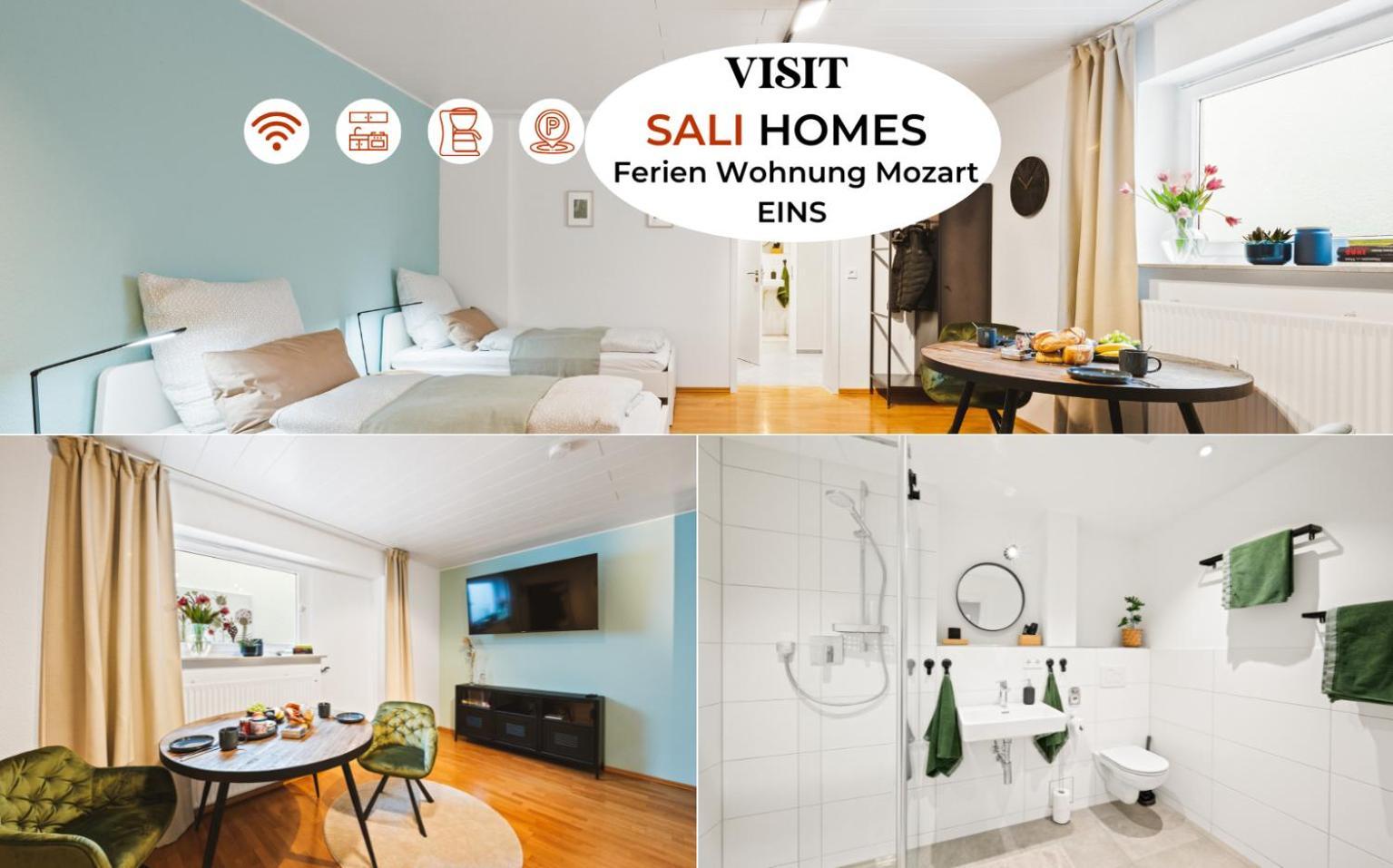 1Br 2Beds - Kleiner Privater Innenhof- Barrierefrei! -Frisch Saniert - Mozart Eins Bietigheim-Bissingen Eksteriør bilde